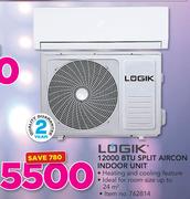 Logik 12000 BTU Split Aircon Indoor Unit