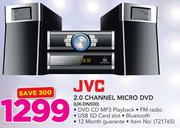 JVC 2.0 Channel Micro DVD UX-DN500