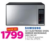 Samsung 32Ltr Electronic Oven Mirror Microwave Oven ME0113M1 XF