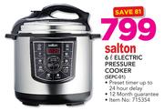 Salton 6Ltr Electric Pressure Cooker SEPC-01