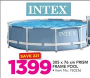 Intex 305x76cm Prism Frame Pool