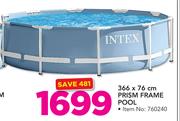 Intex 366x76cm Prism Frame Pool