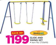 Bounceking Glide And Swing Set