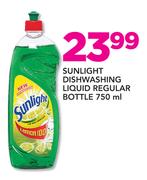 Sunlight Dishwashing Liquid Regular Bottle-750ml
