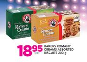 Bakers Romany Creams Assorted Biscuits-200gm Each