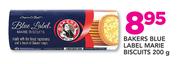 Bakers Blue Label Marie Biscuits-200gm