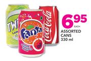 Assorted Cans-330ml Each