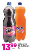 Assorted Cooldrinks-2Ltr Each