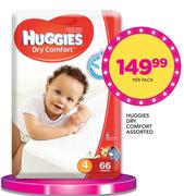 Huggies Dry Comfort Assorted-Per Pack