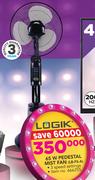 Logik 65W Pedestal Mist Fan LB-FS-A
