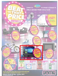 Game Uganda : Beat that Price (30 Nov - 12 Dec 2017), page 1