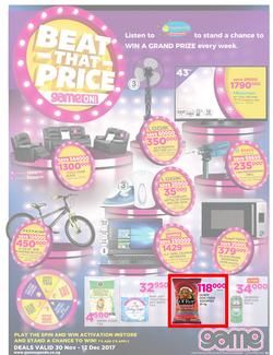 Game Uganda : Beat that Price (30 Nov - 12 Dec 2017), page 1