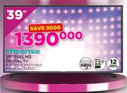 Hisense 39" Full HD Digital TV 