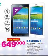 Samsung 7" 3G Tab3 Tablet SM-T116