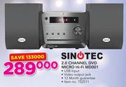 Sinotec 2.0 Channel DVD Micro Hi-Fi MD001