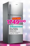 Hisense 295ltr Double Door Fridge Silver RT295N