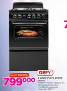 Defy 4 Solid Plate Stove DSS514