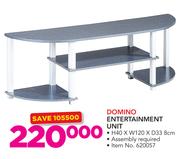 Domino Entertainment Unit H40 x W120 x D33.8cm