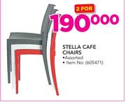 Stella Cafe Chairs Assorted-For 2