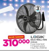Logik 65cm Wall Fan HVM-65