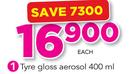 Shield Tyre Gloss Aerosol-400ml 