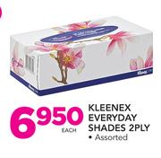Kleenex Everyday Shades 2 Ply Assorted-Each