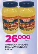 American Garden Real Mayonnaise-887ml Each