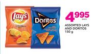 Assorted Lays And Doritos-150g Each