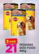 Pedigree Dog Food-3x400g