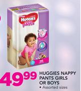 Huggies Nappy Pants Girls Or Boys In Assorted Sizes