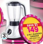 2 In 1 Blender Grinder RSH-245611-01