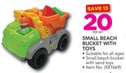 Small Beach Bucket With Toys-Per Set