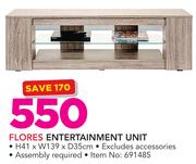 Flores Entertainment Unit 41x139x35cm Excluding Accessories