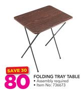 Folding Tray Table