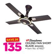 Binatone Ceiling Fan Short Blade 2450