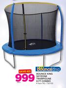 Bounce King Skyzone Trampoline 8 FT Combo