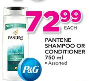 Pantene Shampoo Or Conditioner-750ml