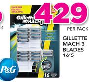 Gillette Mach 3 Blades-16's Per Pack