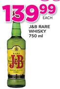 J&B Rare Whisky-750ml