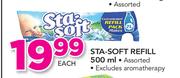 Sta Soft Refill-500ml Each