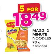 Maggi 2 Minute Noodles Assorted-5 x 73g
