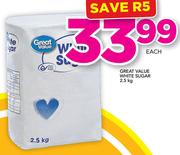 Great Value White Sugar-2.5Kg