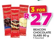 Beacon Chocolate Slabs-3 x 80g