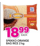 Spekko Orange Bag Rice-2Kg