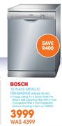 Bosch 12 Place Metallic Dishwasher SMS40E 18Z 08Z