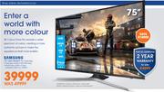 Samsung 75" UHD Smart TV 75MU7000
