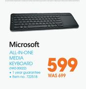 Microsoft All-In-On Media Keyboard N9Z-00022