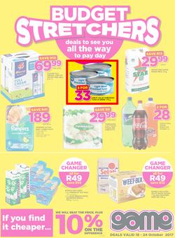 Game JHB : Budget Stretchers (18 Oct - 24 Oct 2017), page 1