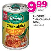 Rhodes Chakalaka-400g