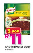 Knorr Packet Soup Assorted-For 3